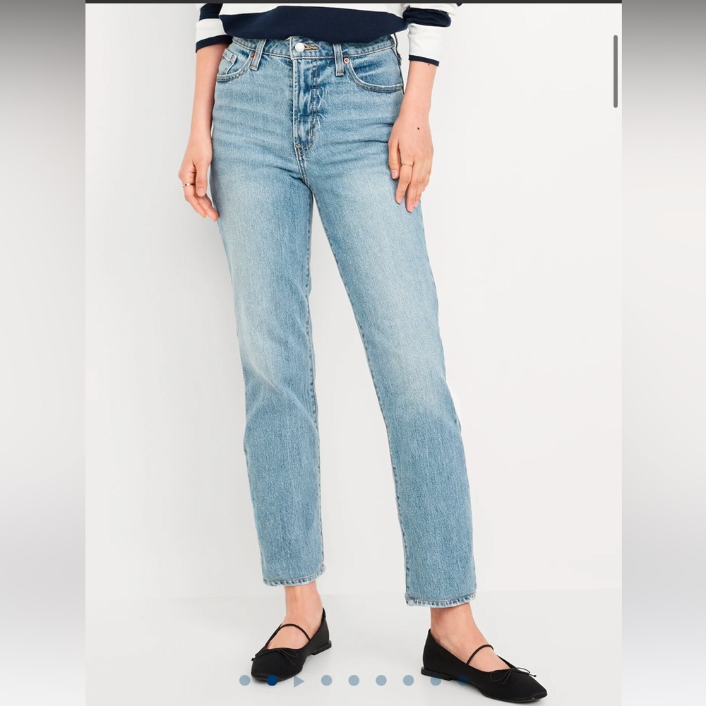 High-Waisted OG Straight Ankle Jeans - Old Navy